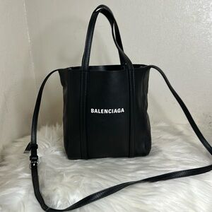💯Authentic Balenciaga Everyday Tote Bag XXS Black🍀